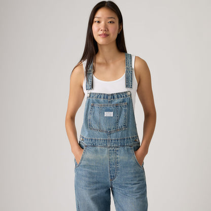 빈티지 데님 오버롤