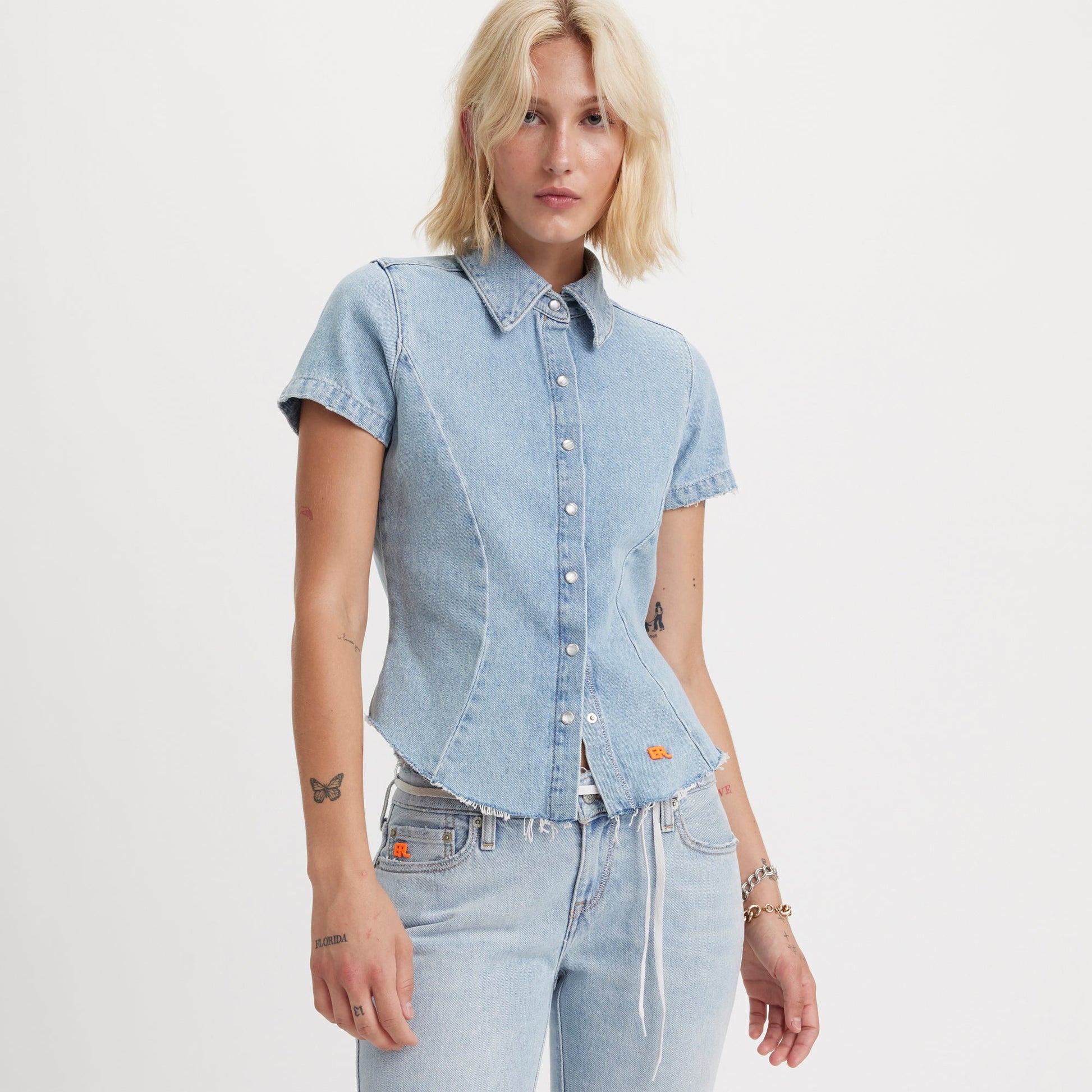 LEVI'S® X ERL 데님 셔츠