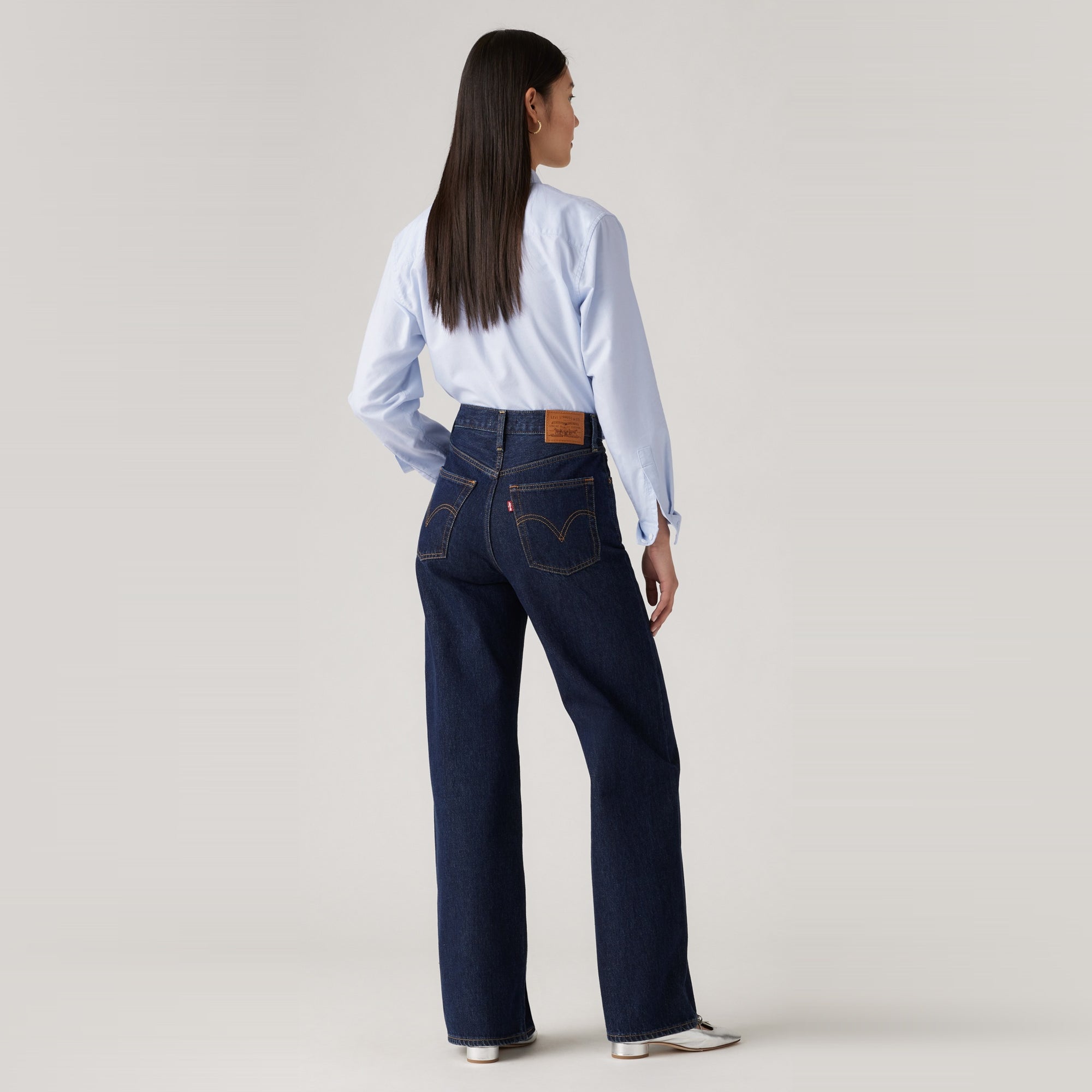 ㅇㄹㅋ ARCH TAPERED JEANS - MID BLUE | COS