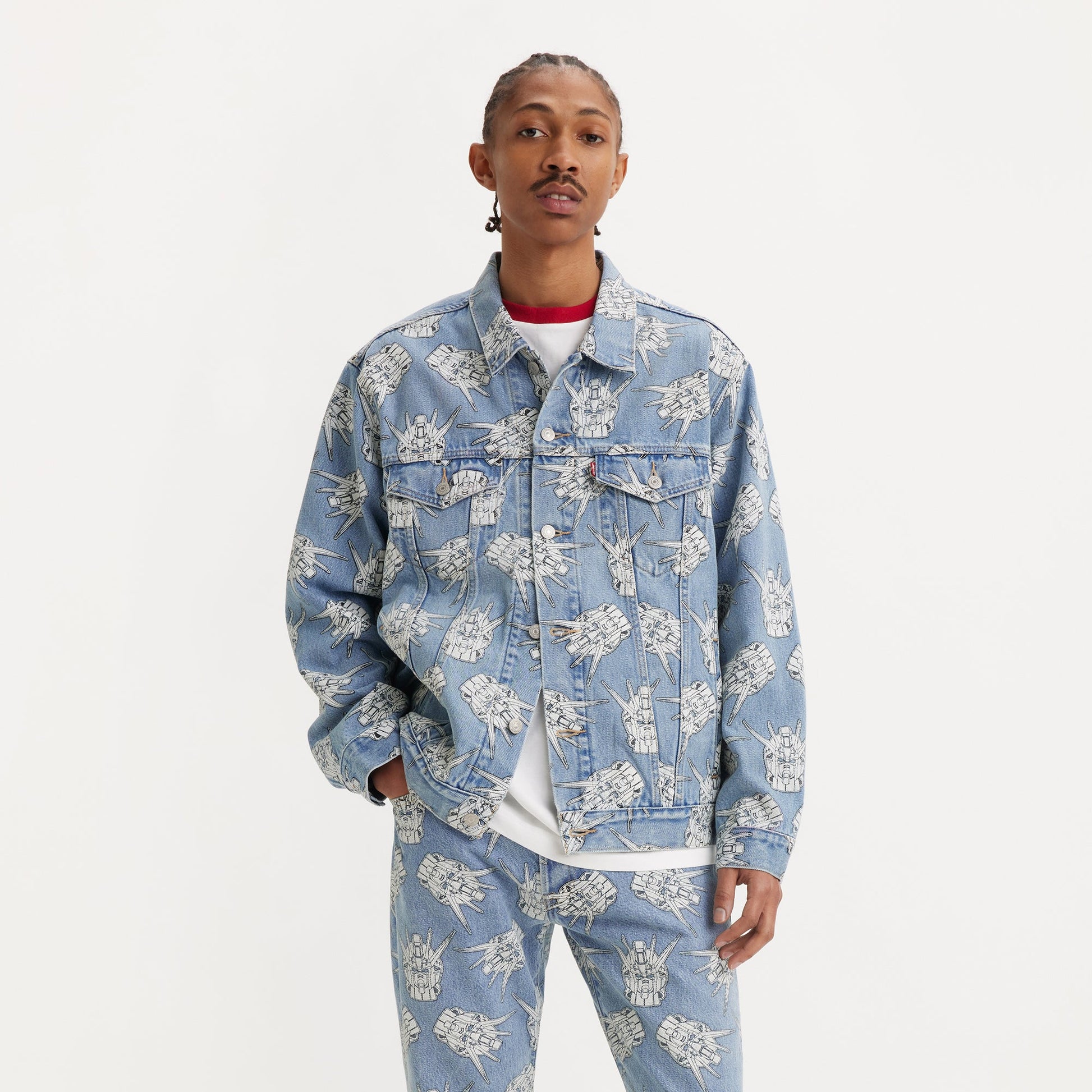 LEVI'S® X GUNDAM SEED 릴렉스 트러커 자켓