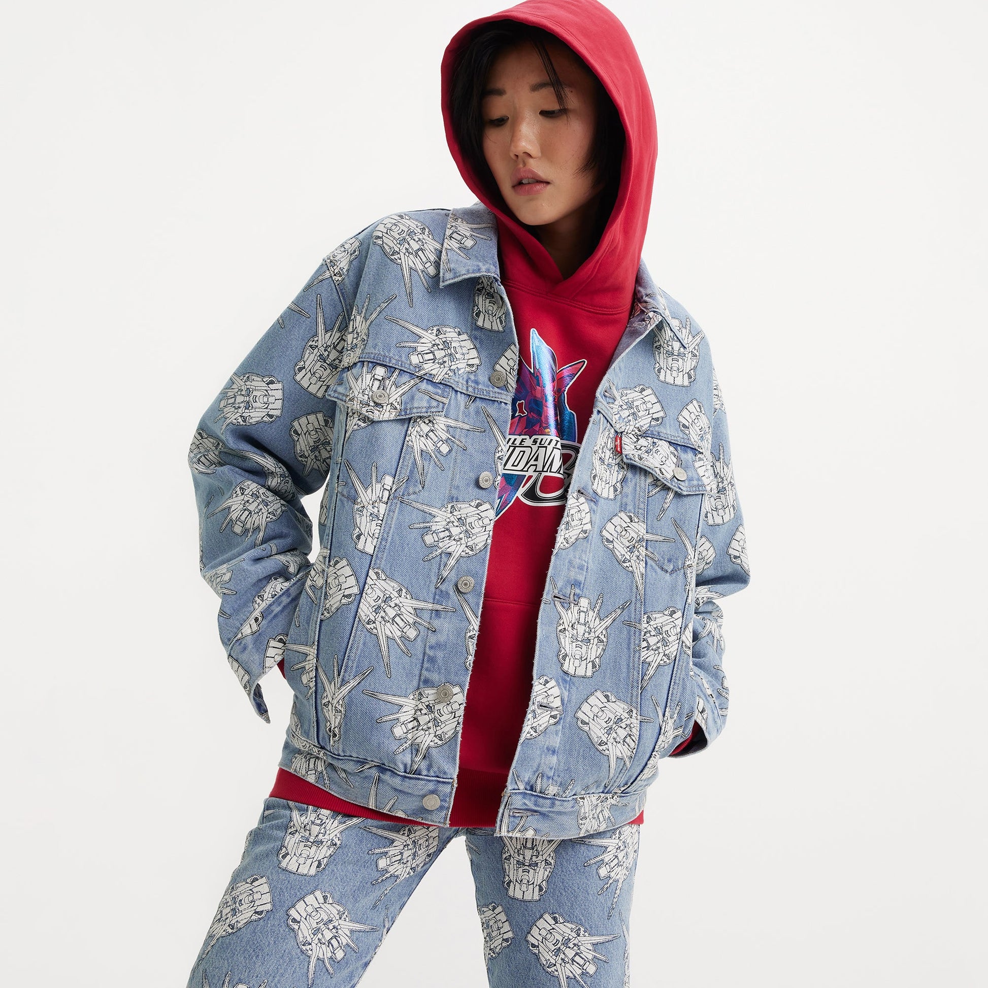 LEVI'S® X GUNDAM SEED 릴렉스 트러커 자켓