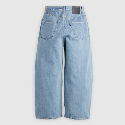 BLUETAB™ 와이드레그 플리츠 크롭 진