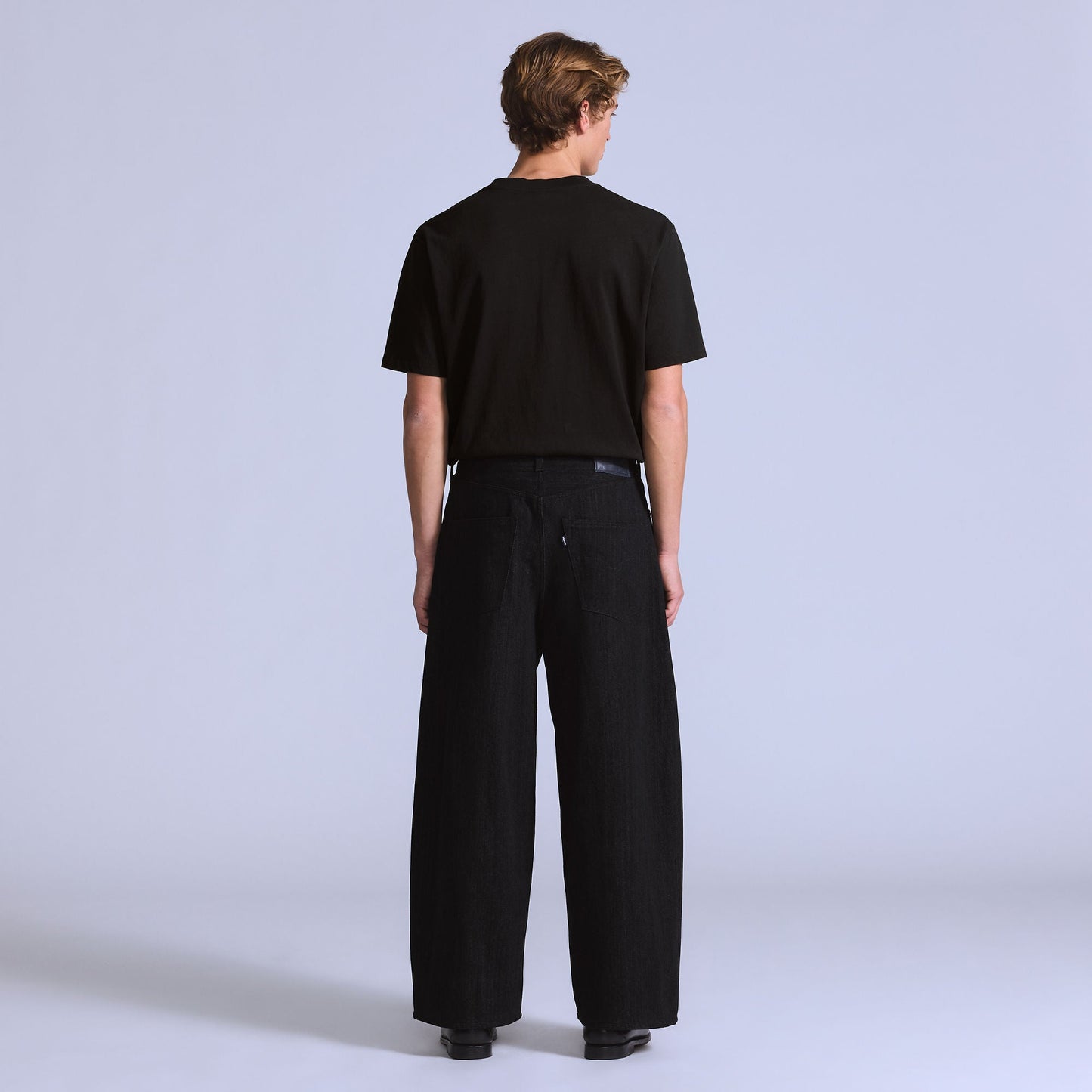 BLUETAB™ 와이드레그 플리츠 크롭 진