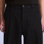 BLUETAB™ 와이드레그 플리츠 크롭 진