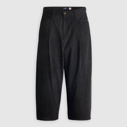 BLUETAB™ 와이드레그 플리츠 크롭 진