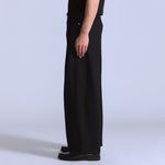 BLUETAB™ 와이드레그 플리츠 크롭 진