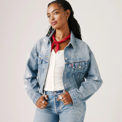 BEYONCÉ X LEVI’S® 슈렁큰 '90s 트러커 자켓